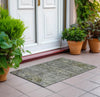 Piper Looms Chantille Global ACN1220 Pewter Machine Washable Area Rug Scatter Outdoor Lifestyle Image Feature