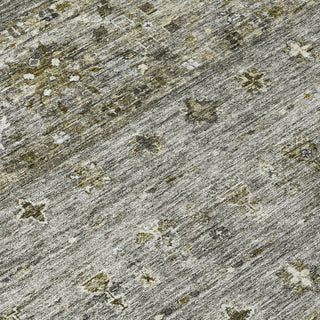 Piper Looms Chantille Global ACN1220 Pewter Machine Washable Area Rug Swatch Image