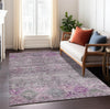 Piper Looms Chantille Global ACN1220 Purple Machine Washable Area Rug Lifestyle Image Feature