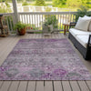 Piper Looms Chantille Global ACN1220 Purple Machine Washable Area Rug Outdoor Lifestyle Image Feature