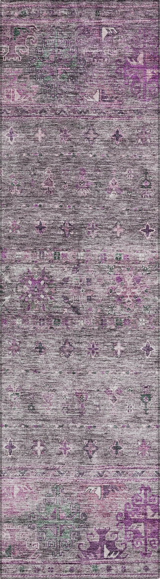 Piper Looms Chantille Global ACN1220 Purple Machine Washable Area Rug Runner Main Image