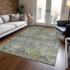 Piper Looms Chantille Global ACN1220 Sage Machine Washable Area Rug Lifestyle Image Feature