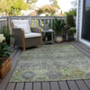 Piper Looms Chantille Global ACN1220 Sage Machine Washable Area Rug Outdoor Lifestyle Image Feature