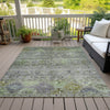 Piper Looms Chantille Global ACN1220 Sage Machine Washable Area Rug Outdoor Lifestyle Image Feature