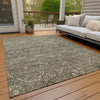 Piper Looms Chantille Panel ACN1223 Khaki Machine Washable Area Rug Outdoor Lifestyle Image Feature