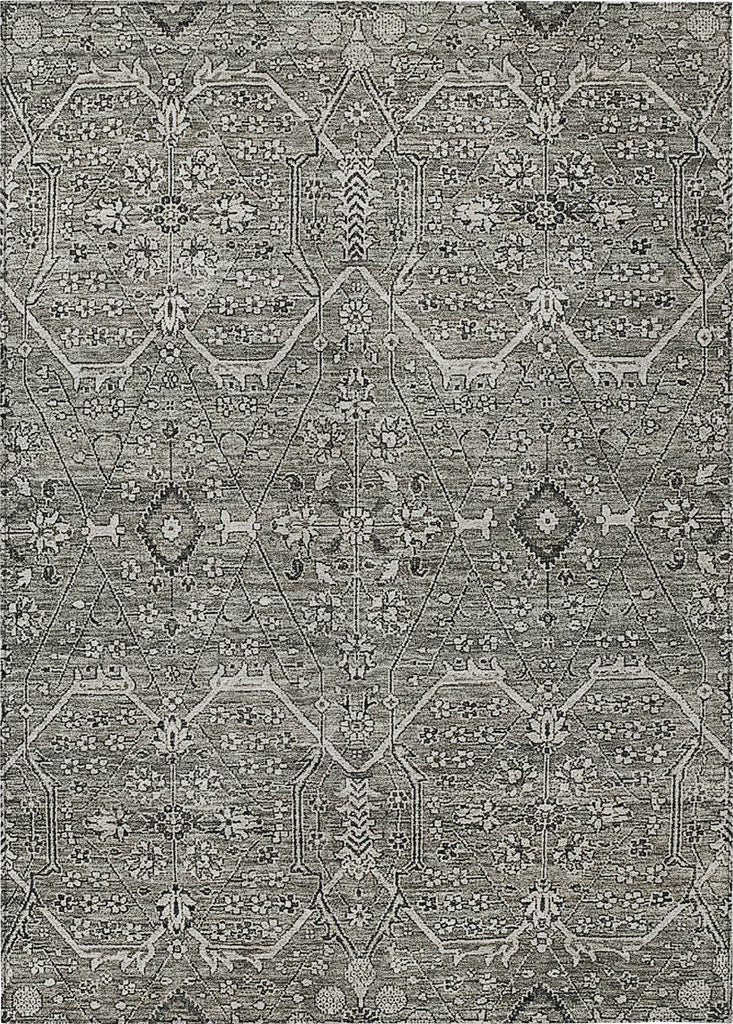Piper Looms Chantille Panel ACN1223 Pewter Machine Washable Area Rug main image