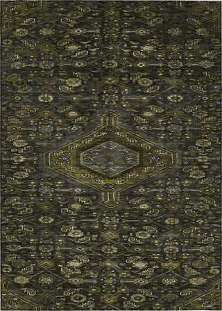 Piper Looms Chantille Medallion ACN1225 Charcoal Machine Washable Area Rug main image
