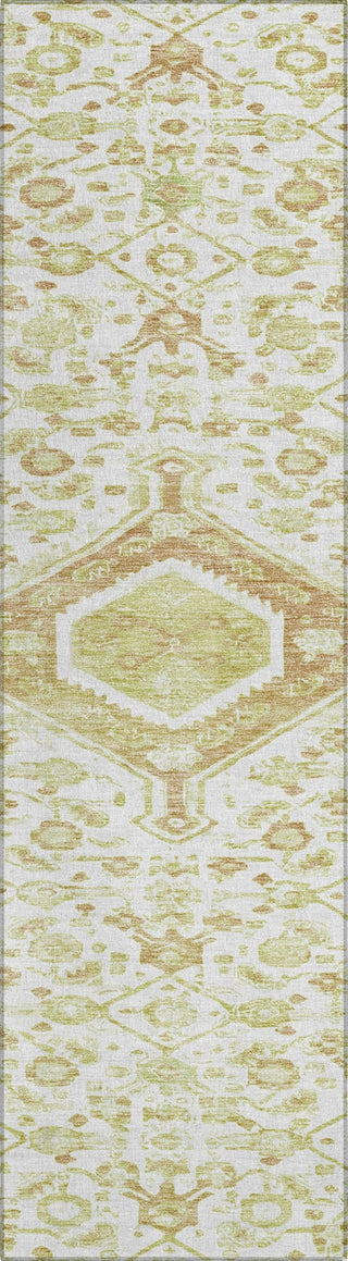 Piper Looms Chantille Medallion ACN1225 Ivory Machine Washable Area Rug Runner Main Image