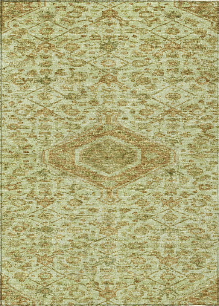 Piper Looms Chantille Medallion ACN1225 Sage Machine Washable Area Rug main image