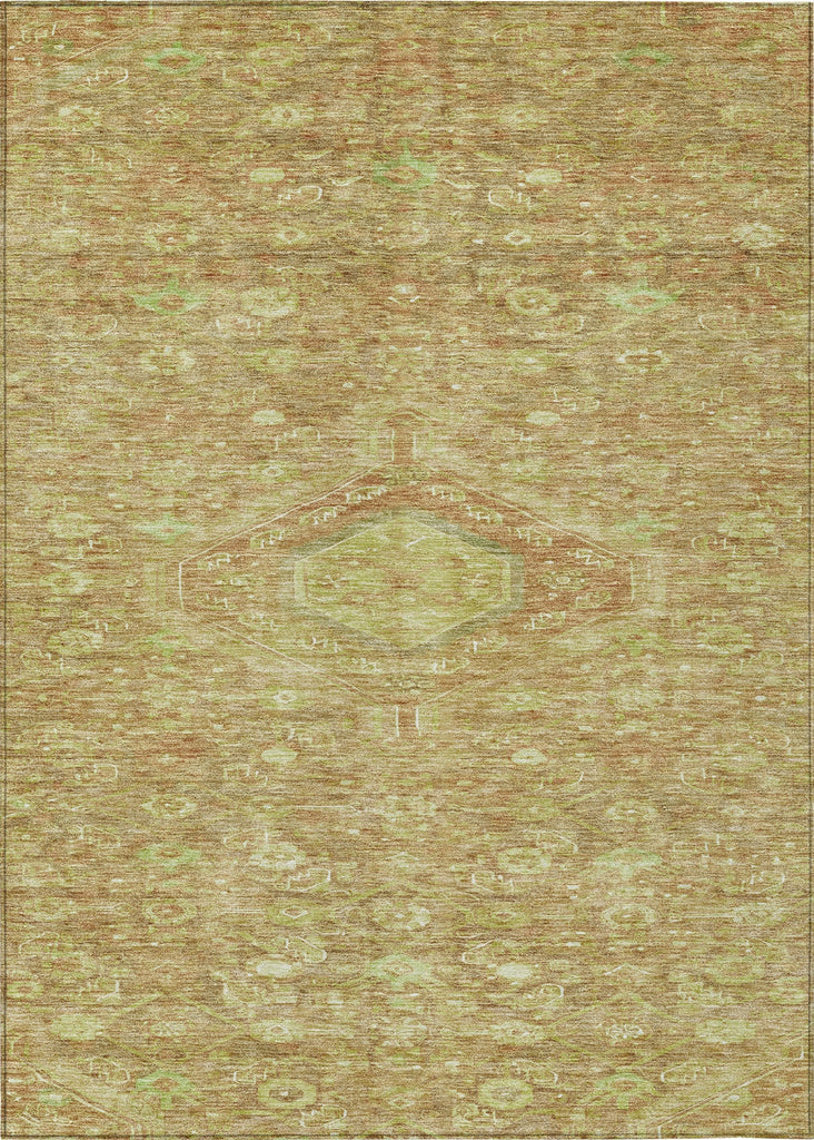 Piper Looms Chantille Medallion ACN1225 Terracotta Machine Washable Area Rug main image