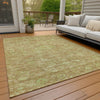 Piper Looms Chantille Medallion ACN1225 Terracotta Machine Washable Area Rug Outdoor Lifestyle Image Feature