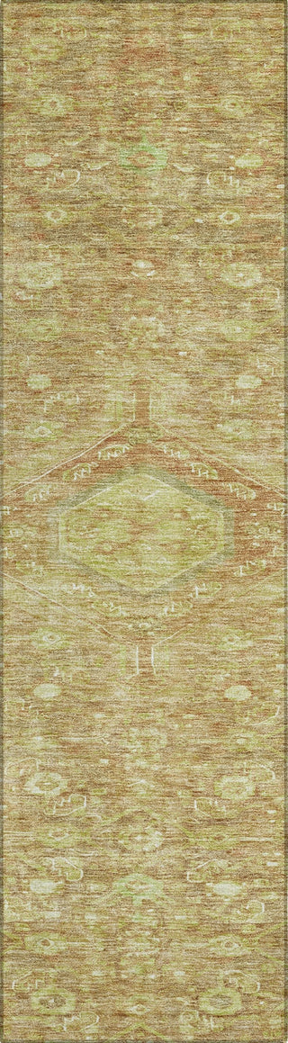 Piper Looms Chantille Medallion ACN1225 Terracotta Machine Washable Area Rug Runner Main Image