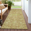 Piper Looms Chantille Medallion ACN1225 Terracotta Machine Washable Area Rug Runner Outdoor Lifestyle Image Feature