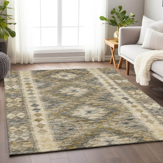 Piper Looms Chantille Global ACN1226 Beige Machine Washable Area Rug Lifestyle Image Feature