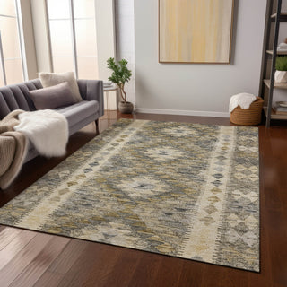 Piper Looms Chantille Global ACN1226 Beige Machine Washable Area Rug Lifestyle Image Feature
