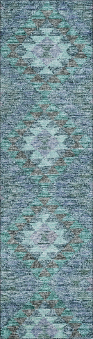 Piper Looms Chantille Global ACN1226 Blue Machine Washable Area Rug Runner Main Image