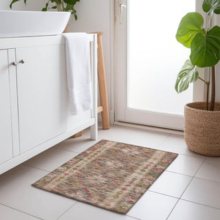 Piper Looms Chantille Global ACN1226 Brown Machine Washable Area Rug Scatter Lifestyle Image Feature