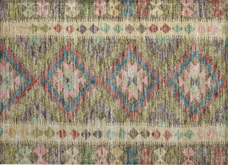 Piper Looms Chantille Global ACN1226 Green Machine Washable Area Rug Scatter Main Image