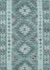 Piper Looms Chantille Global ACN1226 Teal Machine Washable Area Rug main image