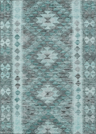 Piper Looms Chantille Global ACN1226 Teal Machine Washable Area Rug main image