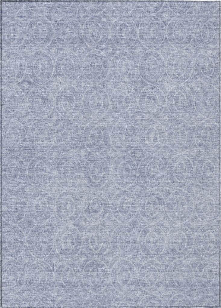 Piper Looms Chantille Geometric ACN1227 Sky Machine Washable Area Rug main image