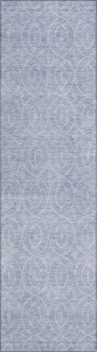 Piper Looms Chantille Geometric ACN1227 Sky Machine Washable Area Rug Runner Main Image