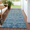 Piper Looms Chantille Global ACN1228 Blue Machine Washable Area Rug Runner Outdoor Lifestyle Image Feature