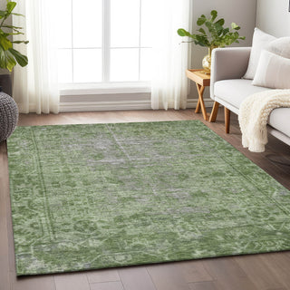 Piper Looms Chantille Global ACN1228 Fern Machine Washable Area Rug Lifestyle Image Feature