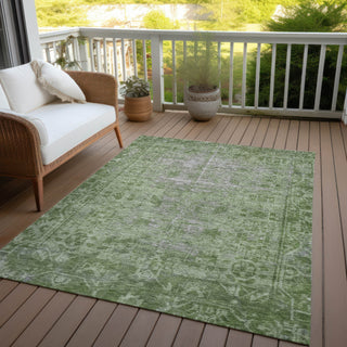 Piper Looms Chantille Global ACN1228 Fern Machine Washable Area Rug Outdoor Lifestyle Image Feature