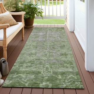 Piper Looms Chantille Global ACN1228 Fern Machine Washable Area Rug Runner Outdoor Lifestyle Image Feature