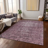 Piper Looms Chantille Global ACN1228 Merlot Machine Washable Area Rug Lifestyle Image Feature