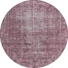 Piper Looms Chantille Global ACN1228 Merlot Machine Washable Area Rug Round Main Image