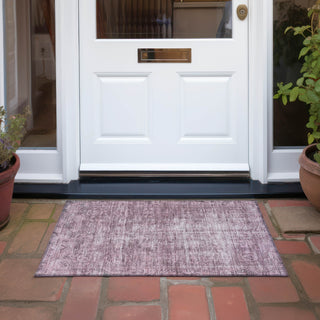 Piper Looms Chantille Global ACN1228 Merlot Machine Washable Area Rug Scatter Outdoor Lifestyle Image Feature