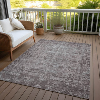Piper Looms Chantille Global ACN1228 Mocha Machine Washable Area Rug Outdoor Lifestyle Image Feature