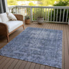 Piper Looms Chantille Global ACN1228 Navy Machine Washable Area Rug Outdoor Lifestyle Image Feature