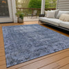 Piper Looms Chantille Global ACN1228 Navy Machine Washable Area Rug Outdoor Lifestyle Image Feature