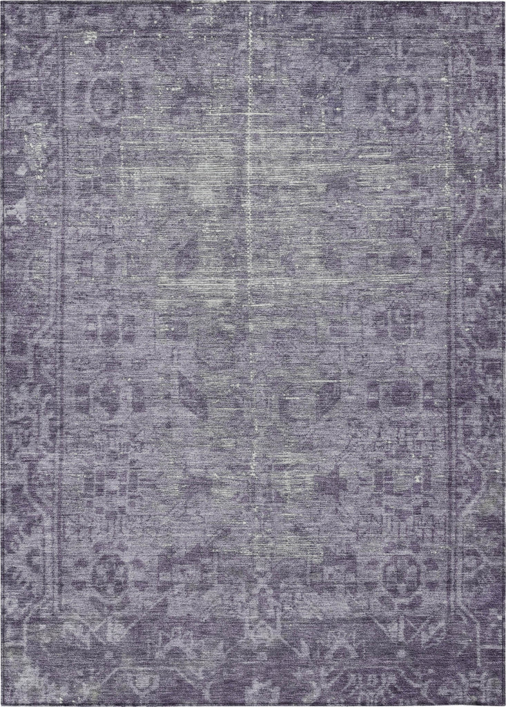 Piper Looms Chantille Global ACN1228 Purple Machine Washable Area Rug main image