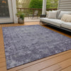 Piper Looms Chantille Global ACN1228 Purple Machine Washable Area Rug Outdoor Lifestyle Image Feature