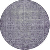 Piper Looms Chantille Global ACN1228 Purple Machine Washable Area Rug Round Main Image