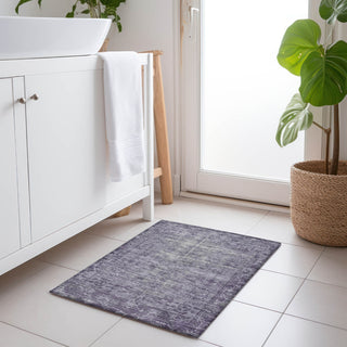 Piper Looms Chantille Global ACN1228 Purple Machine Washable Area Rug Scatter Lifestyle Image Feature