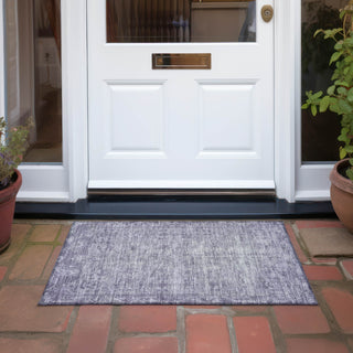 Piper Looms Chantille Global ACN1228 Purple Machine Washable Area Rug Scatter Outdoor Lifestyle Image Feature