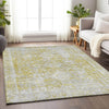 Piper Looms Chantille Global ACN1229 Gold Machine Washable Area Rug Lifestyle Image Feature