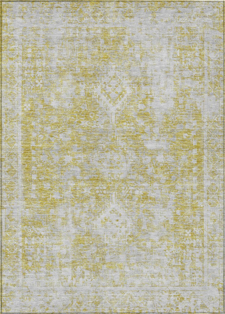 Piper Looms Chantille Global ACN1229 Gold Machine Washable Area Rug main image