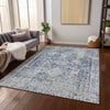 Piper Looms Chantille Global ACN1229 Navy Machine Washable Area Rug Lifestyle Image Feature