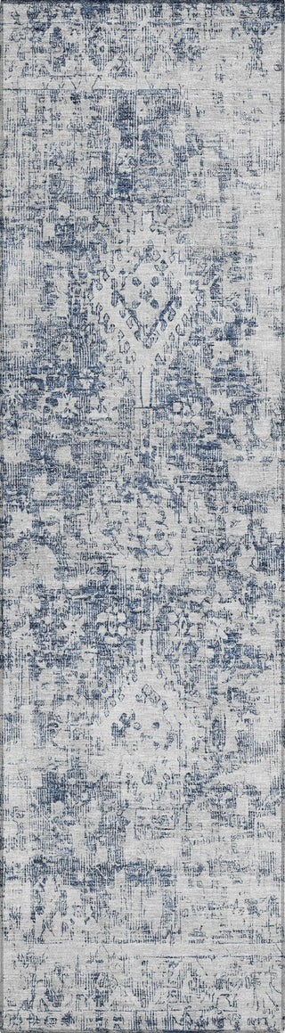 Piper Looms Chantille Global ACN1229 Navy Machine Washable Area Rug Runner Main Image