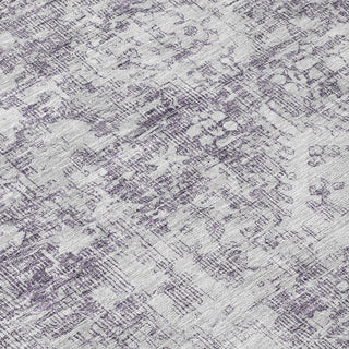 Piper Looms Chantille Global ACN1229 Plum Machine Washable Area Rug Swatch Image