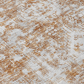 Piper Looms Chantille Global ACN1229 Terracotta Machine Washable Area Rug Swatch Image