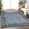 Piper Looms Chantille Animal Skin ACN1230 Blue Machine Washable Area Rug Lifestyle Image Feature