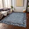 Piper Looms Chantille Animal Skin ACN1230 Blue Machine Washable Area Rug Lifestyle Image Feature