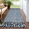 Piper Looms Chantille Animal Skin ACN1230 Blue Machine Washable Area Rug Runner Outdoor Lifestyle Image Feature